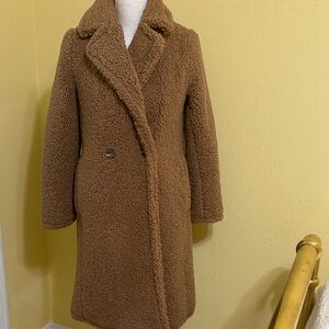 Talbots Warm Brown Teddy Coat